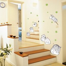 Self-paste decoration map wallpaper wall stickers decoration 3d three-dimensional non-trace stair decals wall stickers home wall stickers