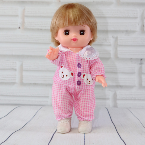 Phụ kiện quần áo búp bê Milu Xiaomei Le áp dụng Bộ đồ ngủ kẻ sọc màu hồng tùy chỉnh Full 56 nhân dân tệ búp be lol