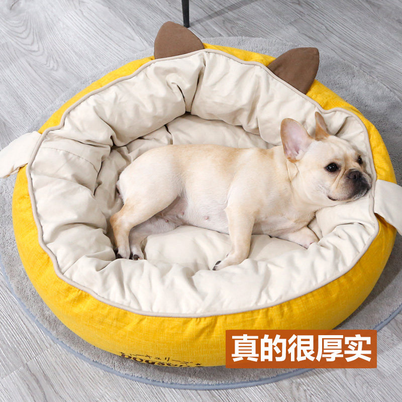 Cat Nest Winter Warm Pet Supplies Dog Nest Detachable Washout Cat Nest Teddy All Season Universal Winter Deep Sleep