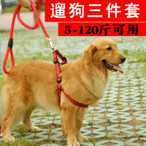 Walking Dog God Instrumental Traction Rope Large Canine Wool Adjustable Vest Type Chest Strap Item Ring Samo Teddy Traction Belt