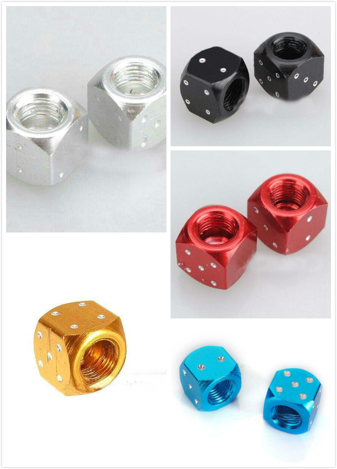 Locomotive retrofit accessories valve nozzle hub cap gas nozzle cover dice a pair of price yellow hat gas support