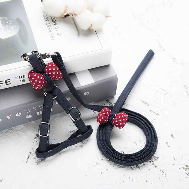 Dog Harness Cat Leash Teddy Small Dog Vest Style Dog Walking Rope Dog Chain Cat Rope Pet Supplies