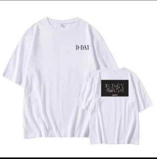 Футболка BTS AGUST D с коротким рукавом (S–4XL), хлопок, принт тур