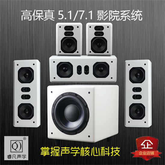 Home Cinema Speakers 5 1 7 1 Systems Support Dube DTS-HDMA 5 25-inch Frequency Division Cinemas 