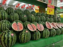 Mall display watermelon pad throwing place fruit positioning ring load gymnastics cantaloupe fixed circle melon pad