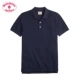 Brooks Brothers / Buck Brothers Men Summer Cotton Short Tay áo màu rắn Áo thun1000038257 áo phông polo