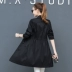 Áo gió ngắn nữ 2019 mùa thu mới của phụ nữ thời trang mùa thu khí chất nữ eo giữa - Trench Coat Trench Coat