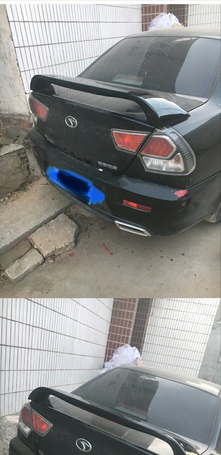 Đông Nam Ling Yue V3 Mitsubishi Lancer Lingshou đuôi cánh cao với đuôi nhẹ kiểu kẹp không có đuôi Ling Yue v3 cánh lướt gió mazda 2