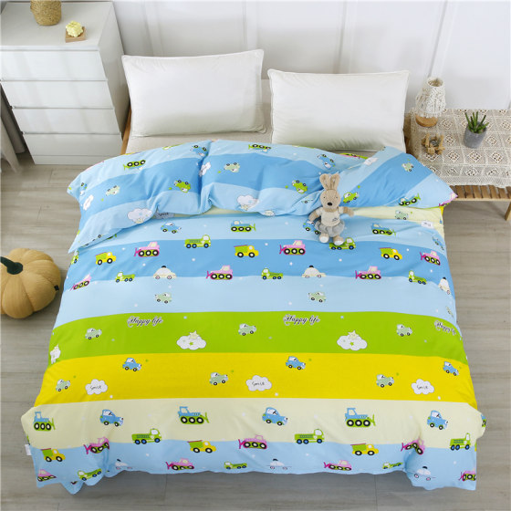 Pure cotton quilt cover single piece cartoon children 1.2m single 1.5m 1.8m bed 100% cotton quilt cover double 2.0m