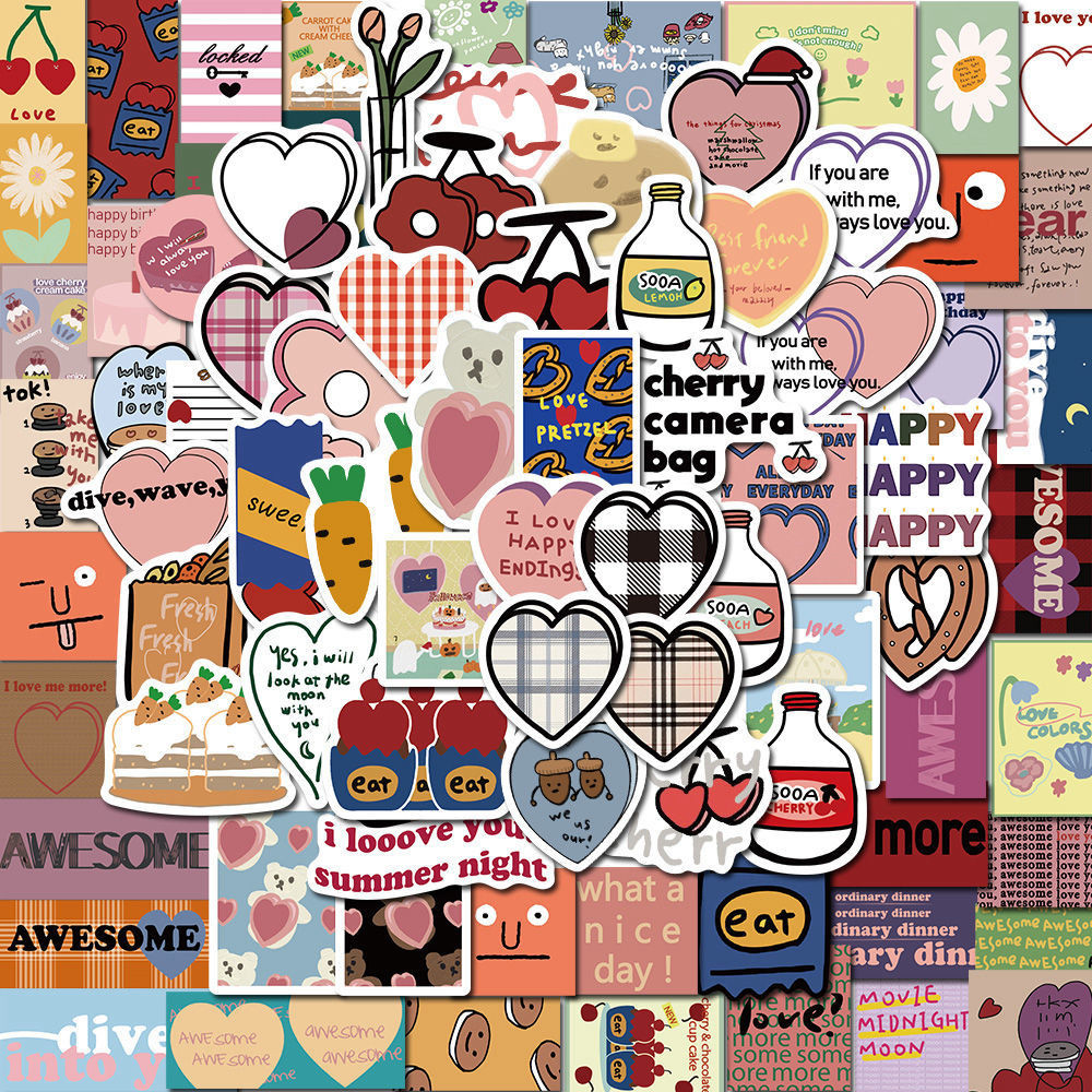 90 photos of Ouyang Nana stickers Mazzzzy cute teenage hearts Inwind notebook mobile phone protective shell Waterproof Sticker