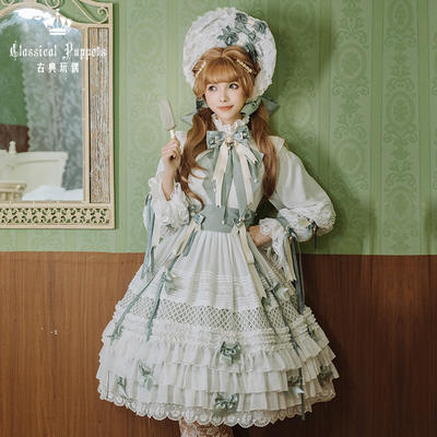 【 Only Display 】 The Lolita dress, a three-color classical doll recommended by the OP of ten girls in the shape of a girl