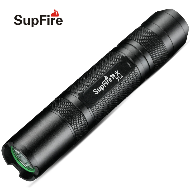 supfire Shenhuo X14 strong light flashlight LED long-range outdoor rechargeable waterproof self-defense ladies mini