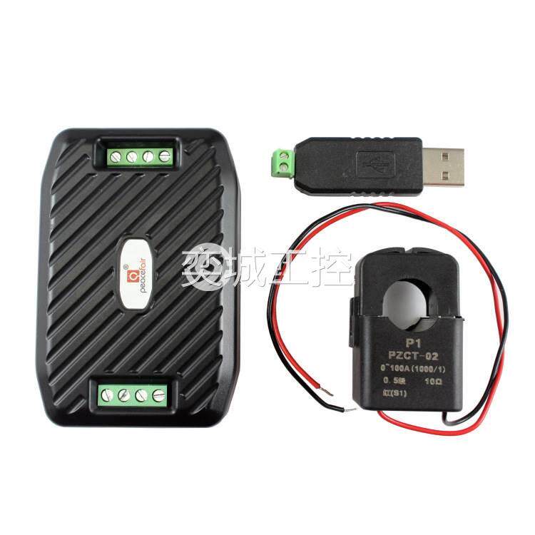 AC 110V220V power monitoring voltage power energy meter 100A RS485 serial communication