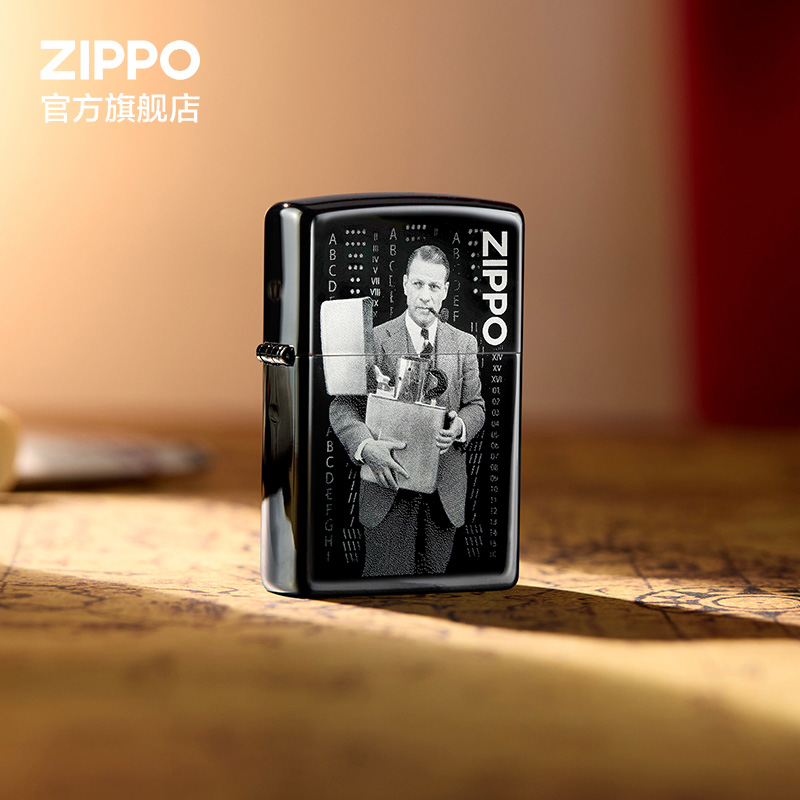 The mileage kerosene windproof lighter of the ZIPPO's official flagship store struggle to send boyfriend a gift-Taobao
