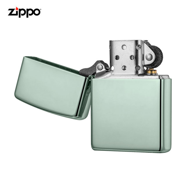 Zippo Lighter ຂອງແທ້ Treasure Chameleon Green Ice Zippo Official Flagship Store ມອບຂອງຂວັນໃຫ້ແຟນ