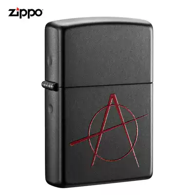 Zippo lighter treasure dumb paint red and black war gift to give boyfriend zippo official flagship store