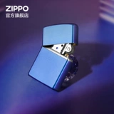 Официальный флагманский магазин Zippo Time Time Проходит через синюю керосиновую ветропроницаемость, чтобы дать своему парню подарок на день рождения