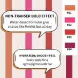 Матовая маркер помада губной краситель