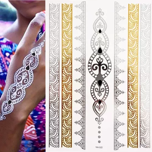 1 листовая вспышка Boho Metallic Gold Peathers Shimmering Jewelle