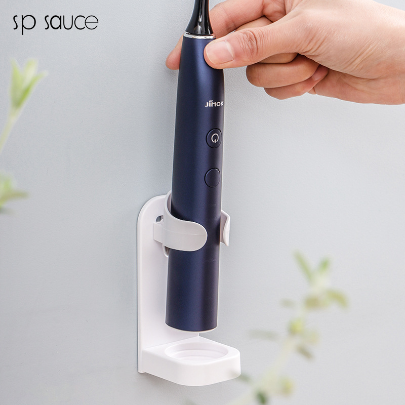 Electric toothbrush holder Tooth Seat Toothbrush Base WALL-MOUNTED FREE-TO-PUNCH HOME SUCTION WALL-TYPE TOOTHBRUSH SHELF DEVINER