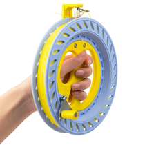 500m kite reel with line set fly hand wheel take-up tool line already wrapped