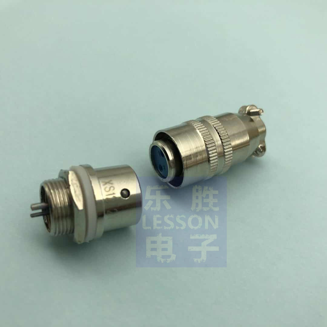 Air Plug 2 Core XS12K2P Round Block XS12J2Y XS12JK-2P Y connector Waterproof