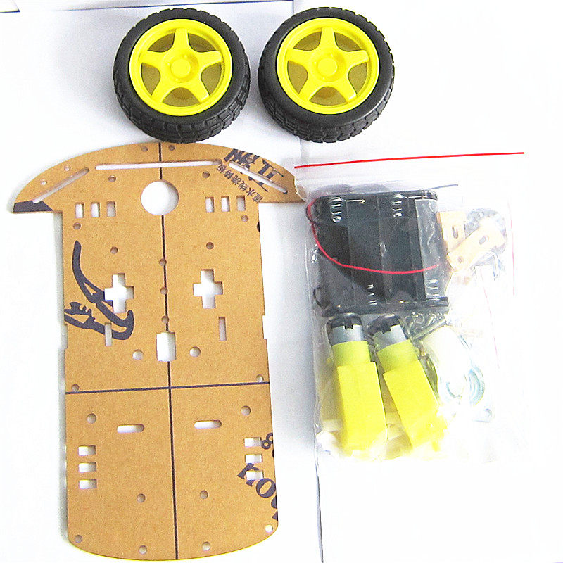 Smart trolley chassis tracking trolley robot trolley chassis with code disc speed to deliver battery case