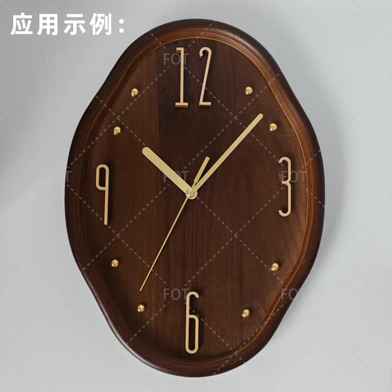 Golden Clock Scale Acrylic Numbers Abs Semi-Circle Beads Antique Style Clock DIY Materials Handmade Wall Clock Accessories