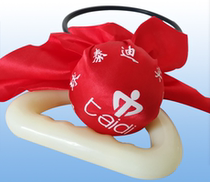Competition-specific square dance ball Tai Chi ball middle-aged and elderly fitness ball silicone hand-held elastic ball swing ball Teddy ball