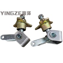 Modified four-wheel electric kart motorcycle accessories Front steering horn shaft three-hole flange hub seat lug