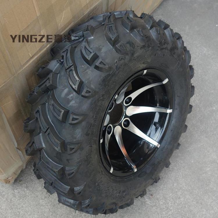 Four Wheel Off Road Kart 12 Inch Tire ATV Accessories Modified 25X8-12 Inch Tire Aluminum Alloy Wheels