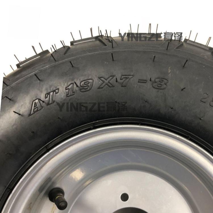 DIY sửa đổi bốn bánh xe máy ba bánh ATV phụ kiện kart tự chế 19X7-8 inch lắp ráp trung tâm lốp xe - Vành xe máy vành xe dream thái
