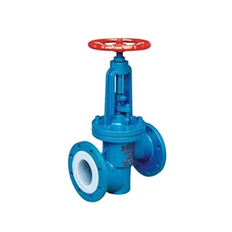 Jiangsu tin valve lined with fluorine stop valve J41F46 straight-through fluorine-lined stop valve corrosion resistance