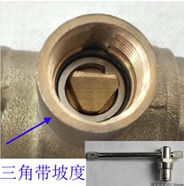 Gradient Triangle Tap Water Valve Piping Key Heating Key Ground Warm Key Lock Valve Key