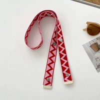 Красные бретели, сумка на одно плечо, 106см