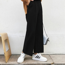 Maternity pants 2021 tide mom spring and autumn new wide leg pants casual pants outside the belly thin section summer clothes spring long pants