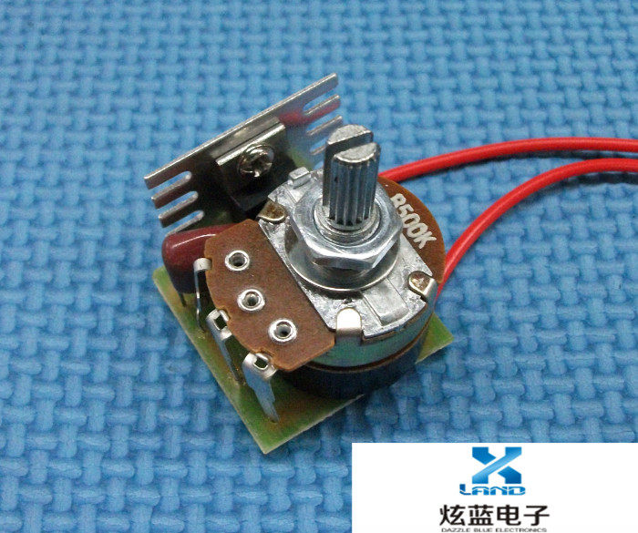 220V 500W调光调压调温调速开关 500W调速器无极变速电热器调温