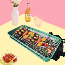 Electric barbecue stove household smoke-free barbecue electromechanical baking tray Shabu-shabu Korean multi-function indoor hot pot all-in-one pot grilled fish
