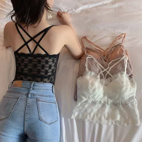 Сексуальные бретели, защитное белье, майка топ, популярно в интернете, красивая спина, надевается на плечо