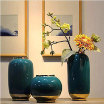 Jingdezhen modern new Chinese vase decoration Floor-to-ceiling vase Living room porch TV cabinet Bogu rack Home accessories