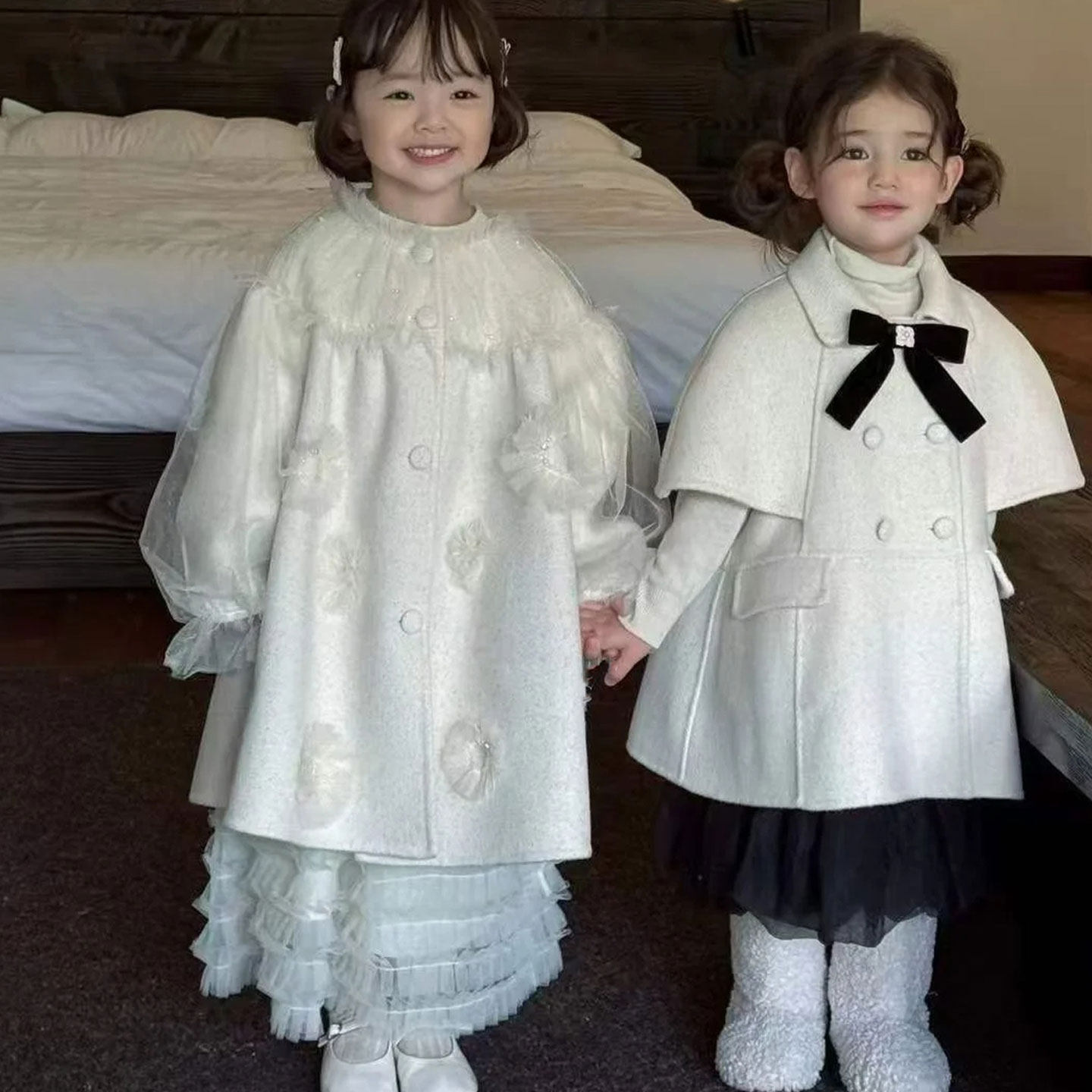 🌟 Fall and winter must-have, girl's woolen coat, baby's super nice tops 🌟