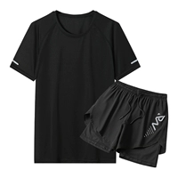 Плавание с двумя -набор [черный+102 черный] Двойной анти -эмбаррассирование