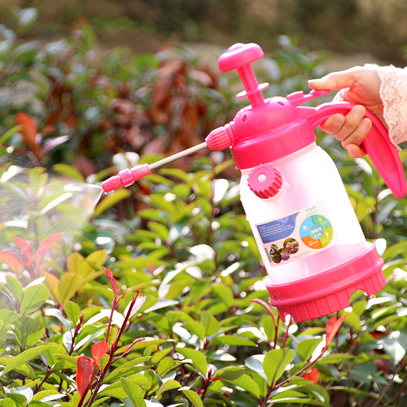 Gardening Watering tool Home Small Sprinkler Water Spray Pot Sprayer Long Mouth Air Pressure Spray Pot Transparent Watering Pot