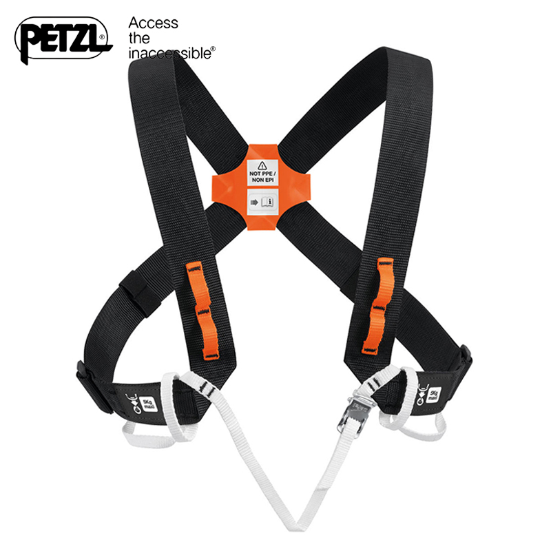 Petzl Climbing Rope Explo C027 High-Altitude Work Caving Chest Strap Outdoor Rock Climbing Vest Shoulder Strap Safety Belt