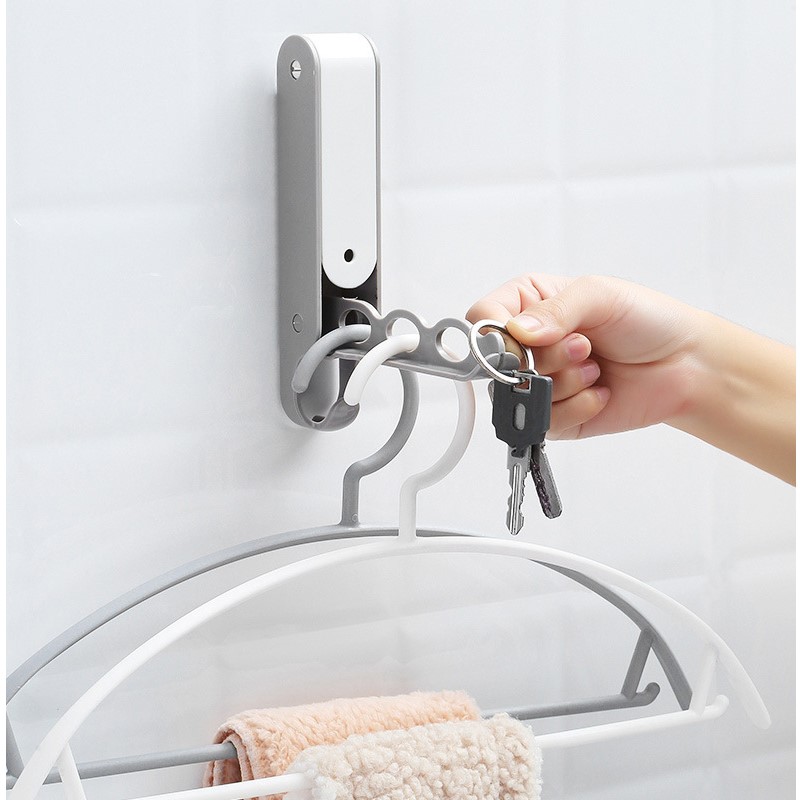 Door key hooks hanging clothes hanger hood hook No-mark adhesive wall-hanging clothes wall-in-door-door-free shelve