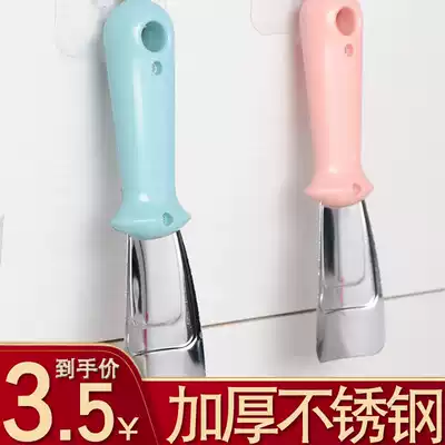 Ice shovel Stainless steel freezer de-icing creative refrigerator Plastic de-icing household kitchen cleaning gadget Ice shovel