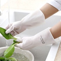 Home Dishwashing Cooking Gloves Women Wash Clothes God-Ware Waterproof Rubber Gloves Thin household brush bowls Latex Gloves