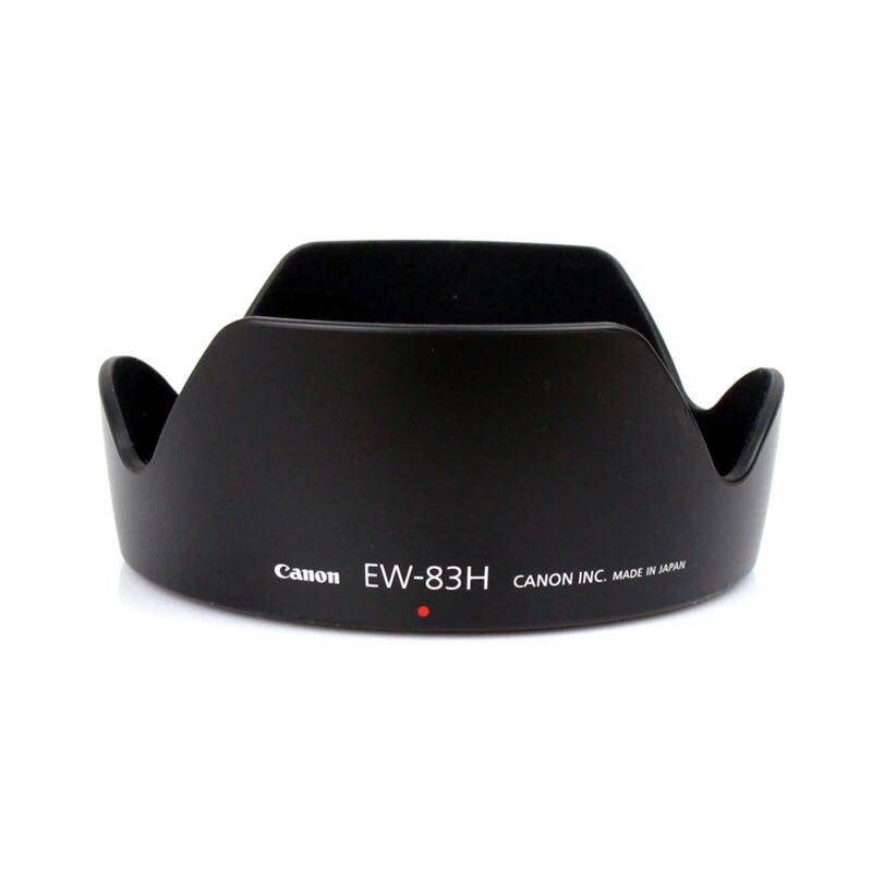 Canon EW-83H original hood 5D2 5D3 6D 24-105 4 USM sunshade 77mm bayonet