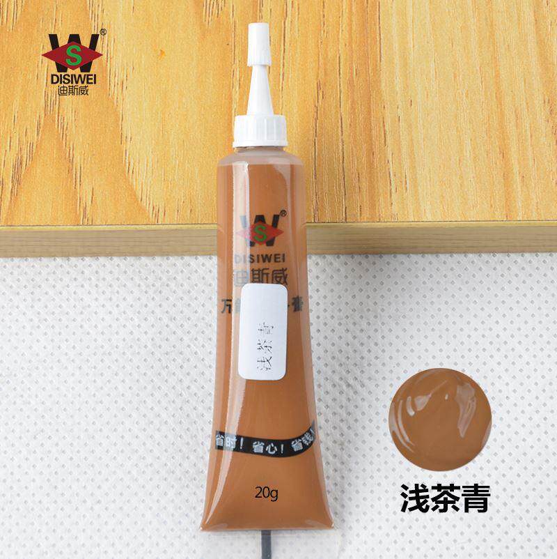Red oak color wall patch household crack sofa repair paste repair furniture tool paint pen floor paint nail hole