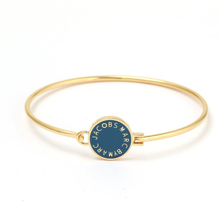 MJ 清 simple phong cách vòng tròn logoe nhiều màu thời trang tốt vòng tay châu Âu và Mỹ vòng daniel wellington 